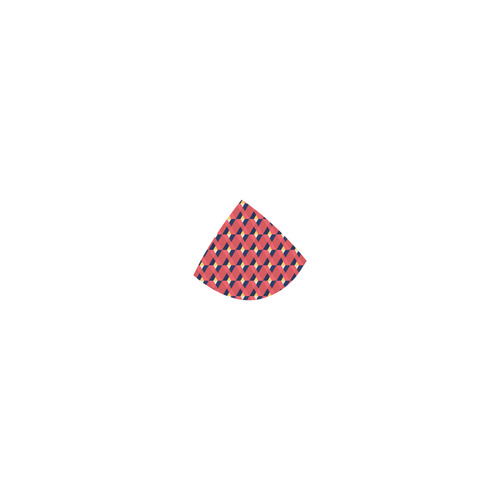 red triangle tile ceramic Custom Bikini Swimsuit