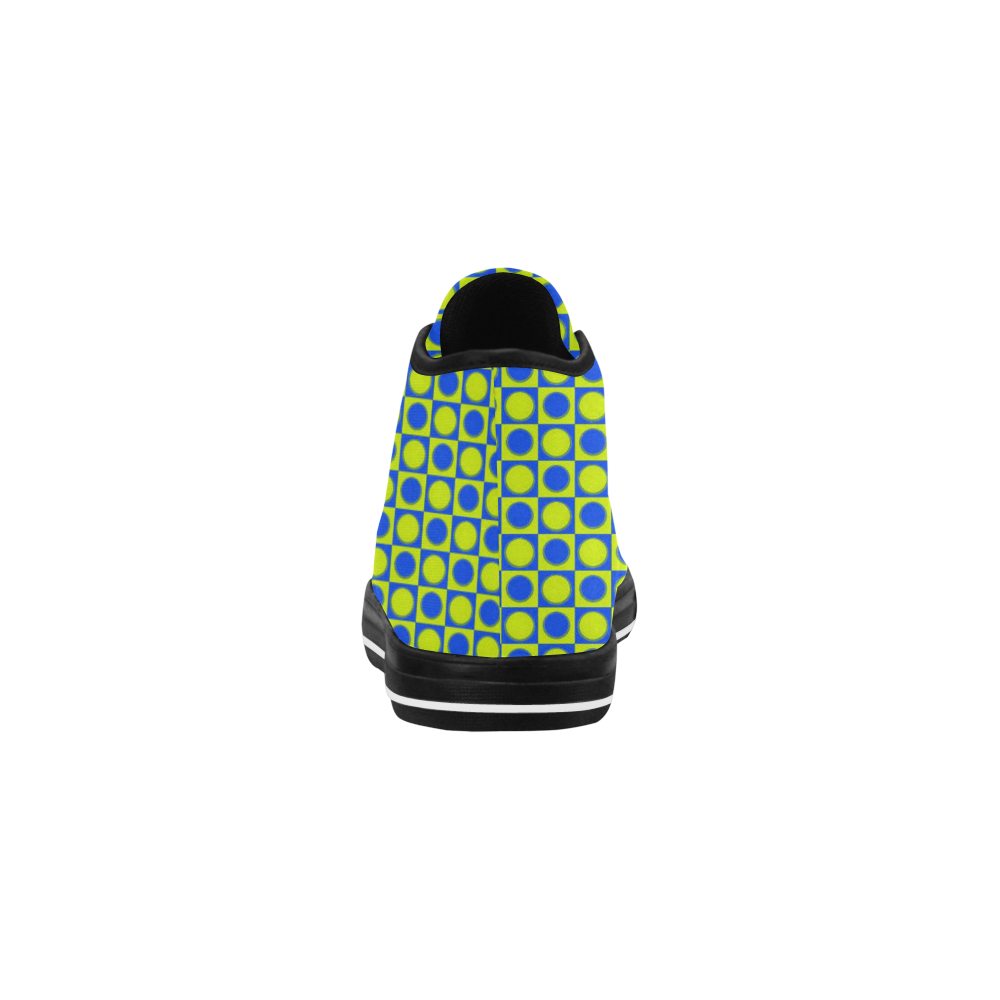 friendly retro pattern C by Feelgood Vancouver H Women's Canvas Shoes (1013-1)