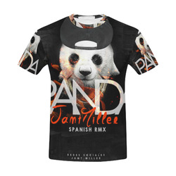 Panda All Over Print T-Shirt for Men (USA Size) (Model T40)