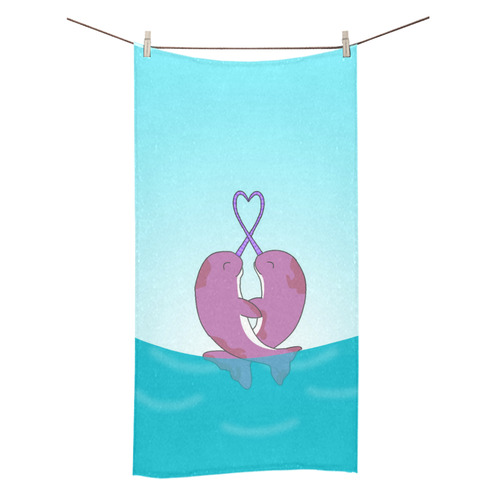 Narwhale Beach Towel Bath Towel 30"x56"