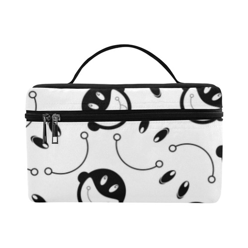black and white funny monkeys Lunch Bag/Large (Model 1658)