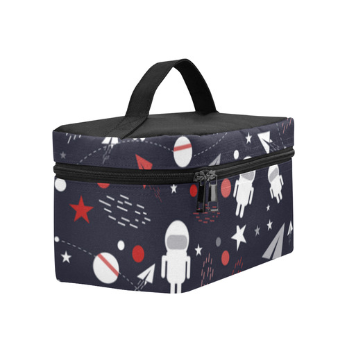 Astronaut Doodle Cosmetic Bag/Large (Model 1658)