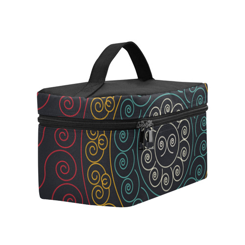 simply circular design mandala Cosmetic Bag/Large (Model 1658)