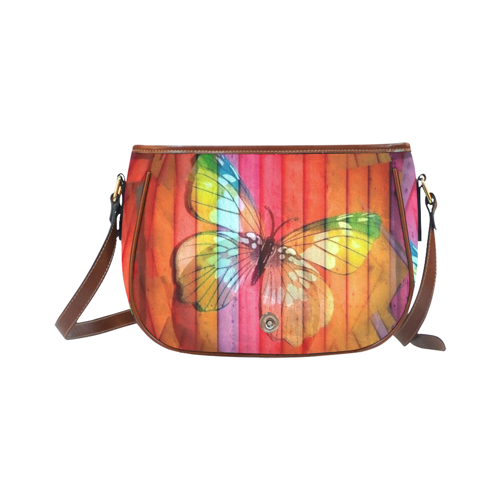 Butterfly by Nico Bielow Saddle Bag/Large (Model 1649)