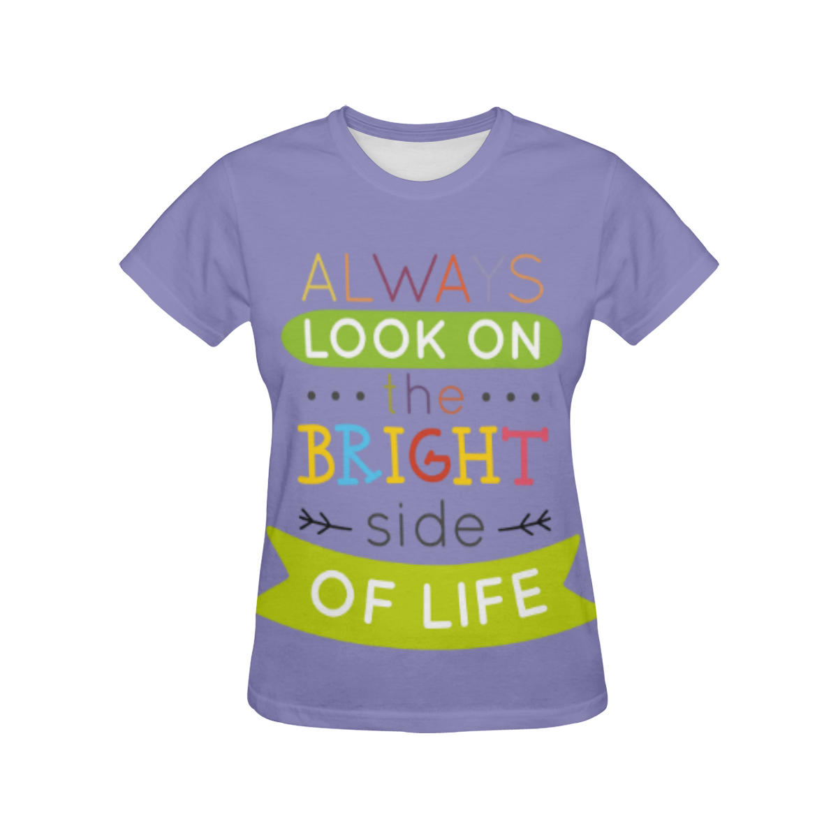 Life All Over Print T-Shirt for Women (USA Size) (Model T40)