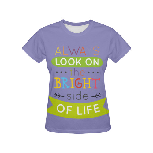 Life All Over Print T-Shirt for Women (USA Size) (Model T40)