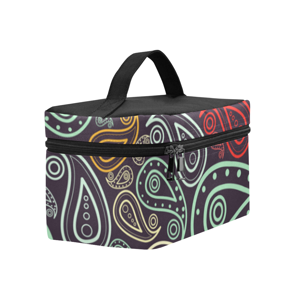 colorful paisley Cosmetic Bag/Large (Model 1658)
