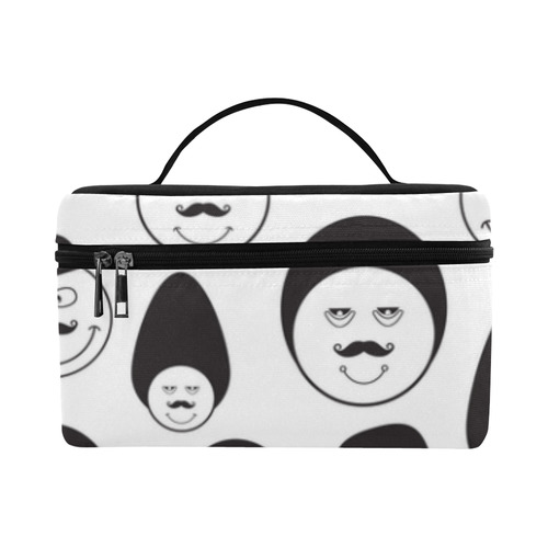 funny emotional faces Cosmetic Bag/Large (Model 1658)