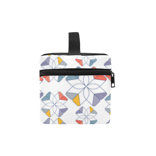 floral geometric seamless oriental Lunch Bag/Large (Model 1658)
