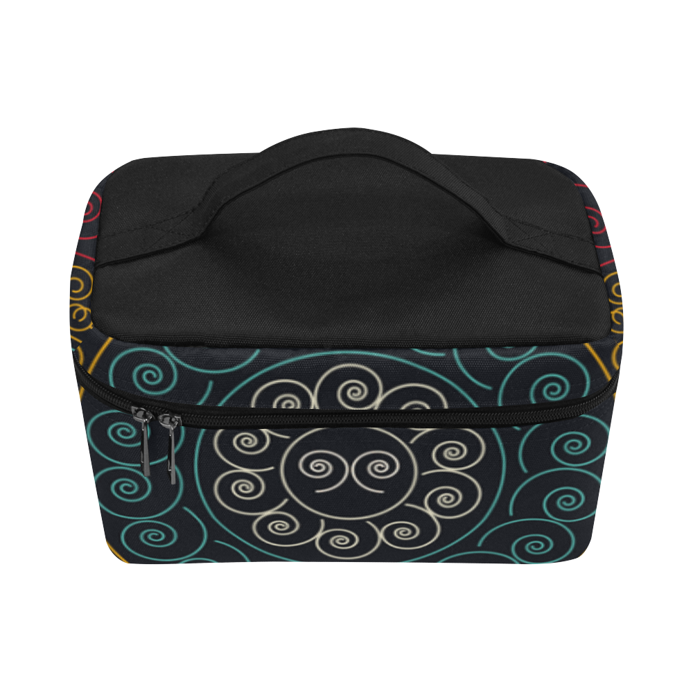 simply circular design mandala Cosmetic Bag/Large (Model 1658)
