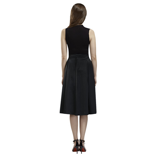 Designers skirt  :   Deep night black edition Aoede Crepe Skirt (Model D16)