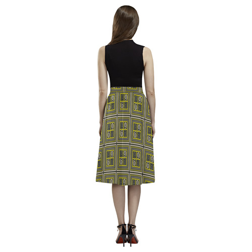 African Fabric Aoede Crepe Skirt (Model D16)