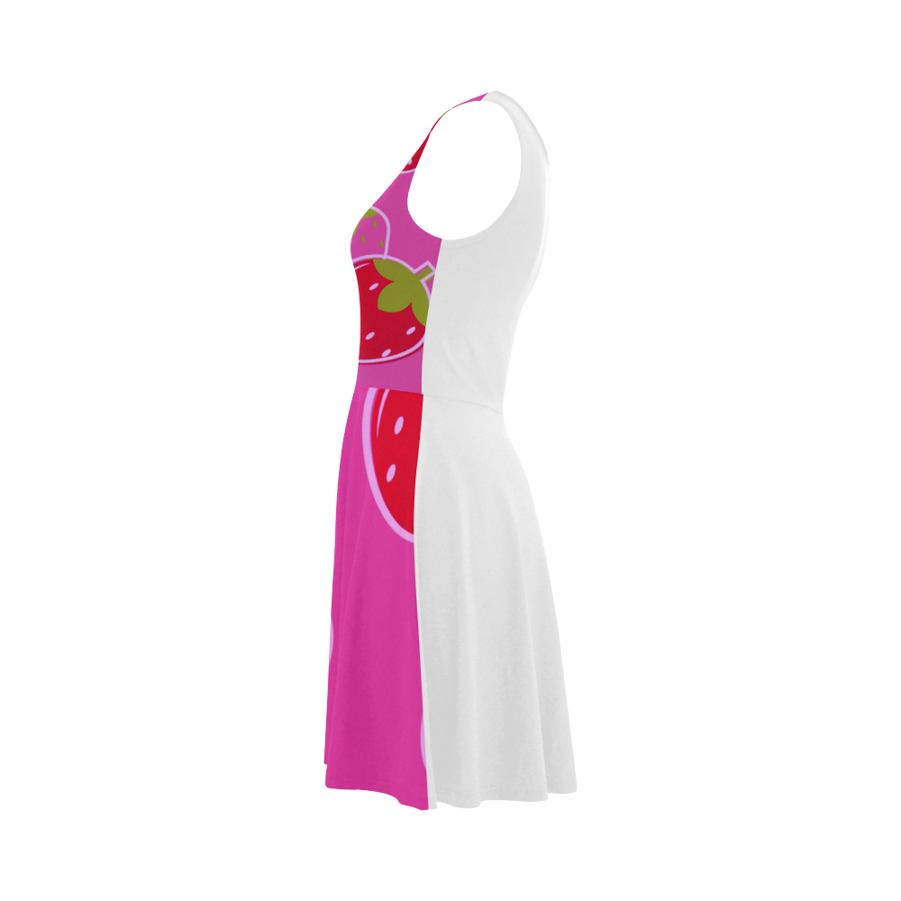 Designers vintage Marshmallow dress with Fruit Atalanta Sundress (Model D04)