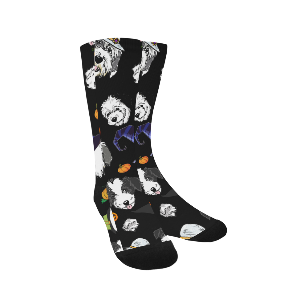 Halloween OES -black Trouser Socks