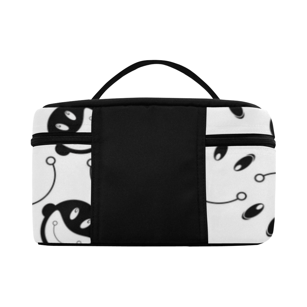black and white funny monkeys Cosmetic Bag/Large (Model 1658)
