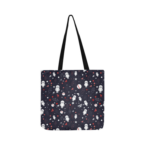 Astronaut Doodle Reusable Shopping Bag Model 1660 (Two sides)