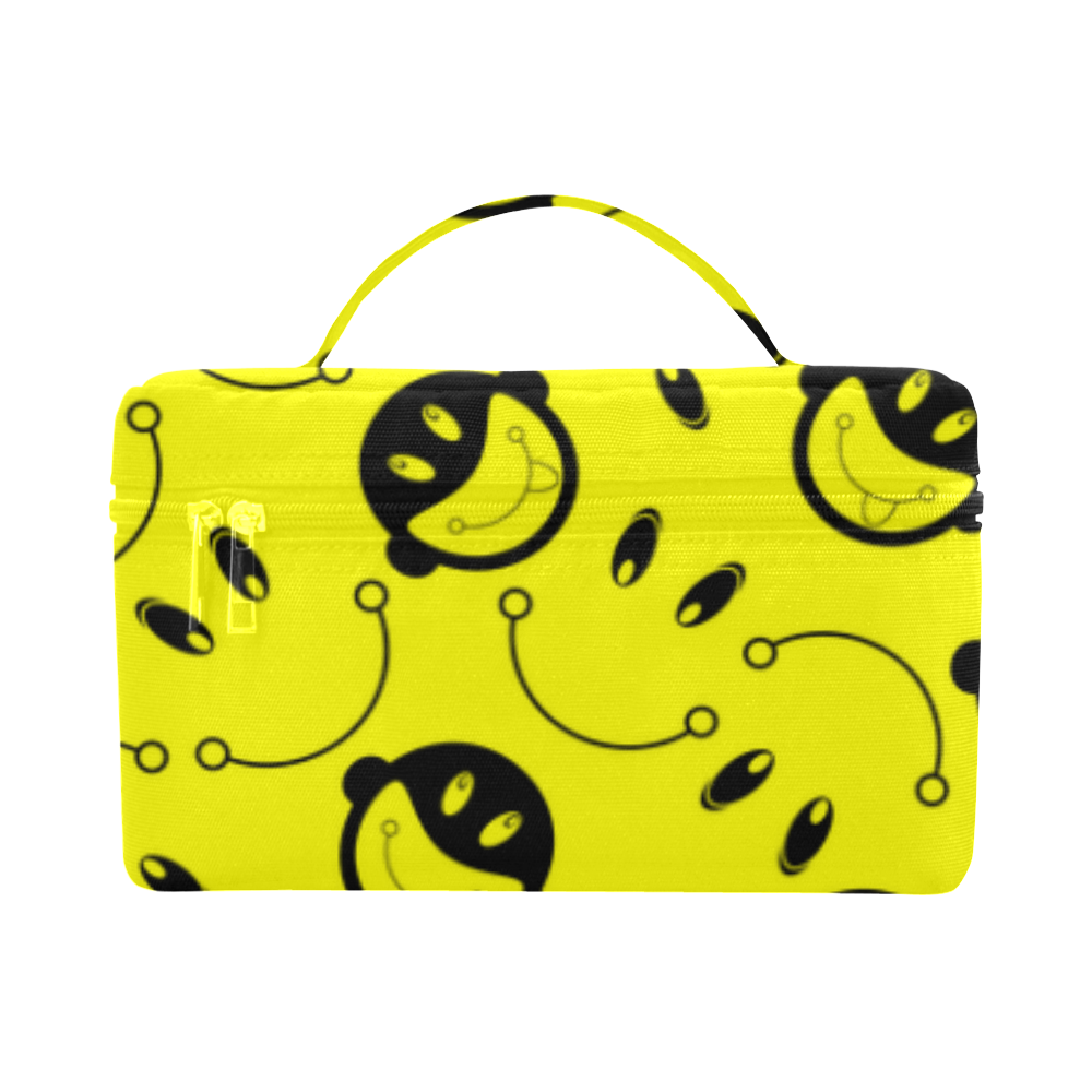 monkey tongue out on yellow Lunch Bag/Large (Model 1658)