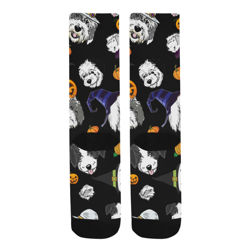 Halloween OES -black Trouser Socks
