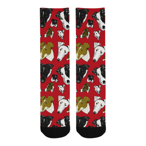 SFT Red fabric copy Trouser Socks
