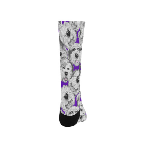 oes heads purple Trouser Socks