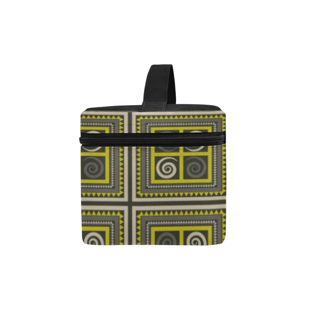 African Fabric Cosmetic Bag/Large (Model 1658)