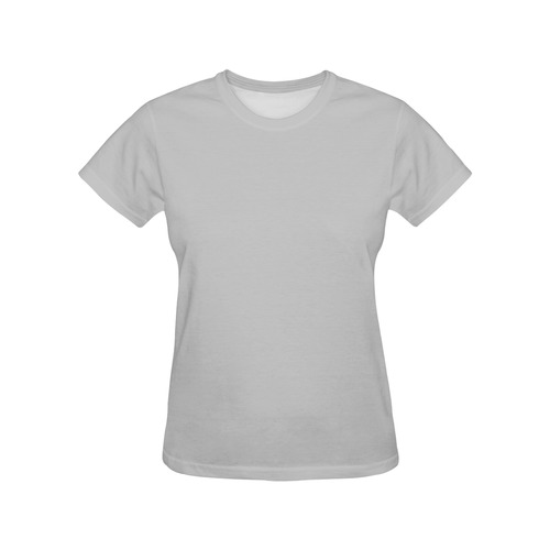 Designers all over print t-shirt : grey All Over Print T-Shirt for Women (USA Size) (Model T40)