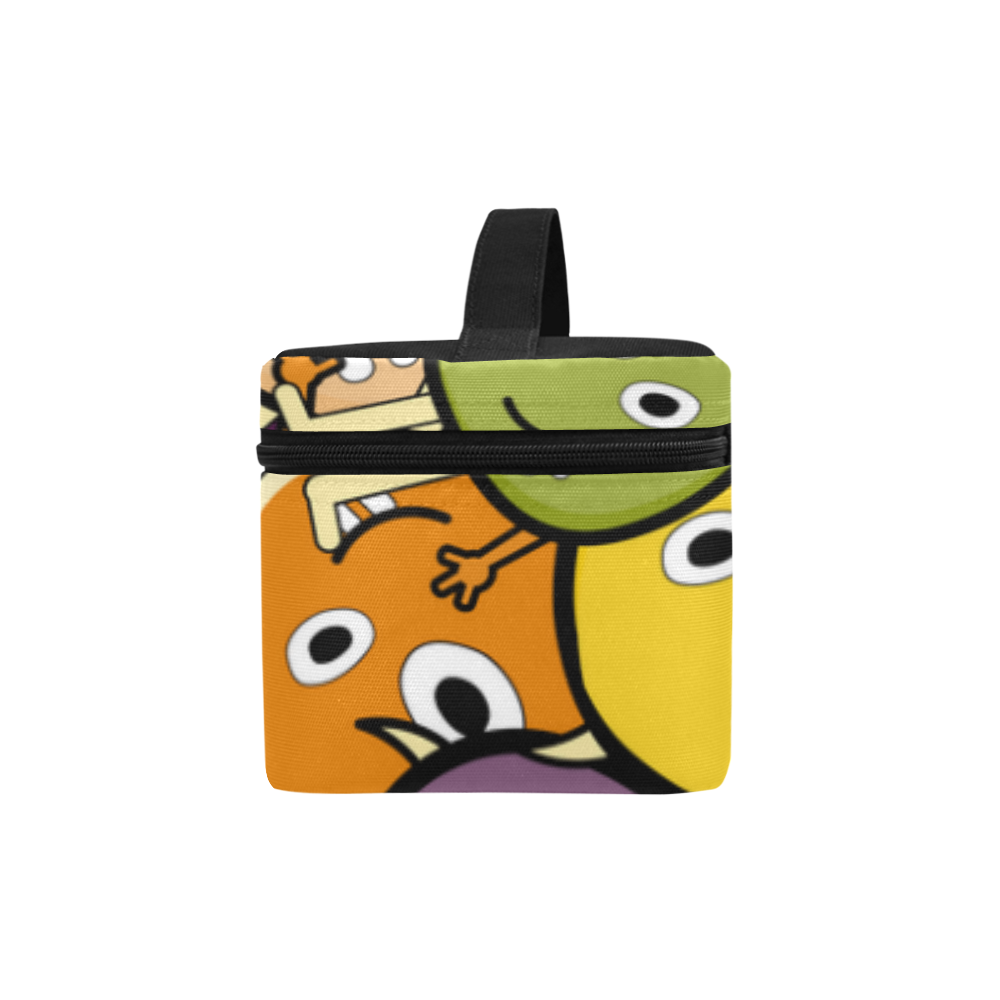 monster colorful doodle Cosmetic Bag/Large (Model 1658)