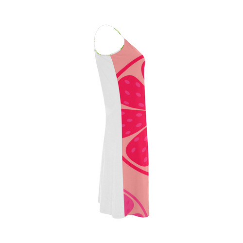 Summer luxury fruity Artistic Dress / PINK Alcestis Slip Dress (Model D05)
