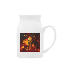 Amazing skull with fire Milk Cup (Large) 450ml