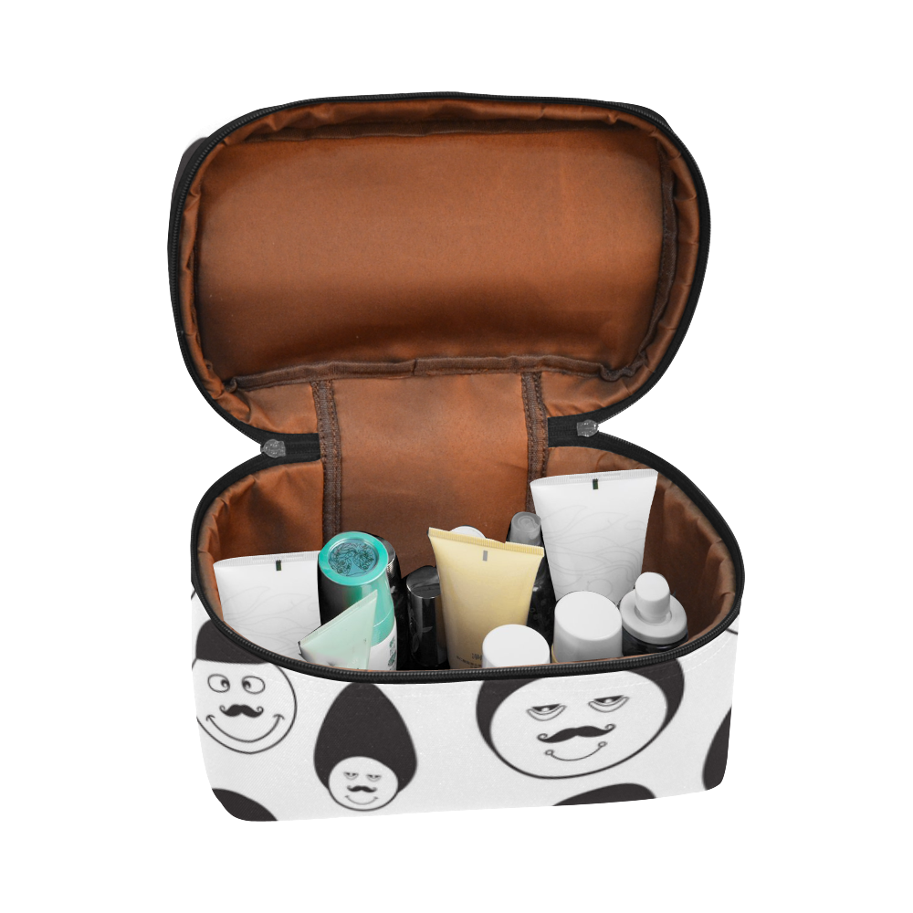 funny emotional faces Cosmetic Bag/Large (Model 1658)