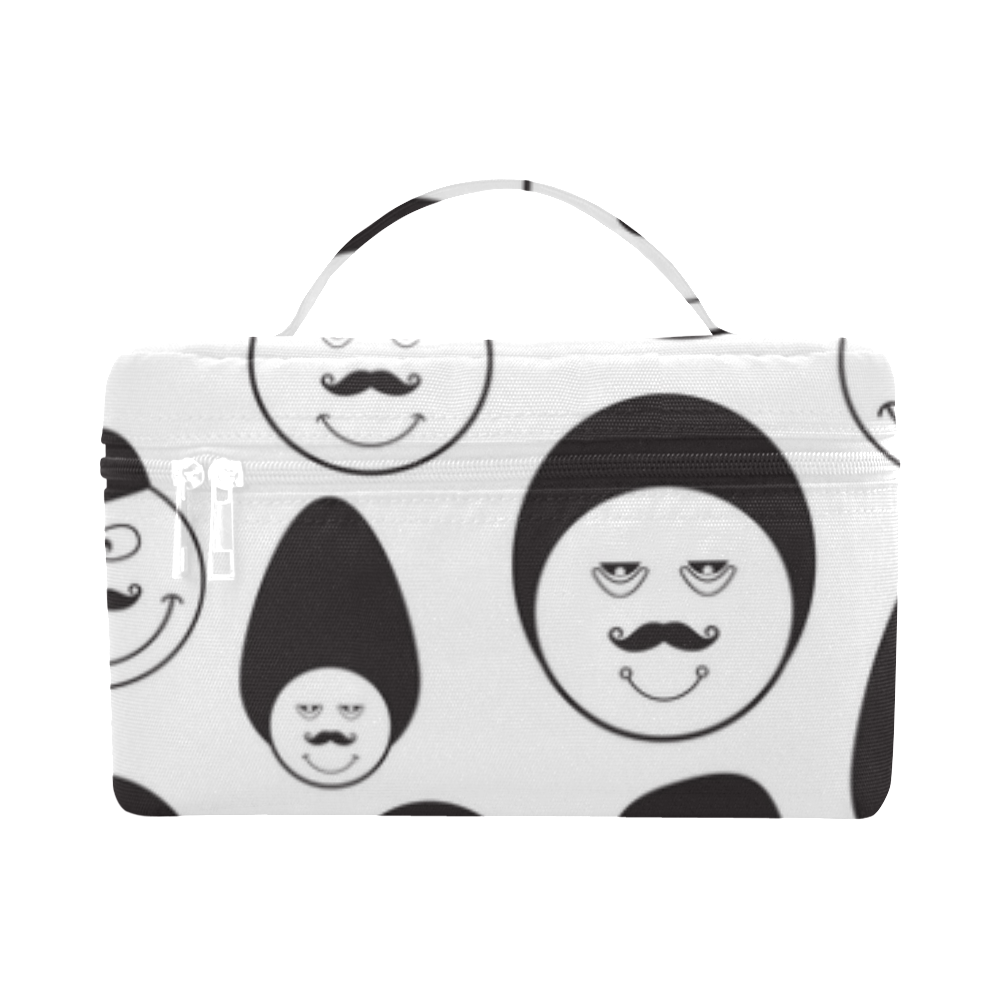 funny emotional faces Lunch Bag/Large (Model 1658)