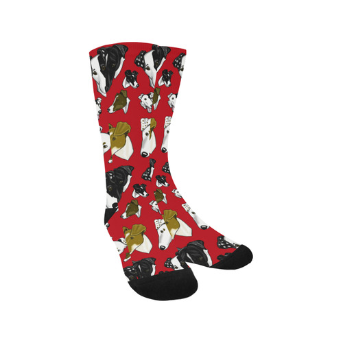 SFT Red fabric copy Trouser Socks