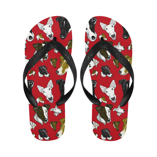 sft red Flip Flops for Men/Women (Model 040)
