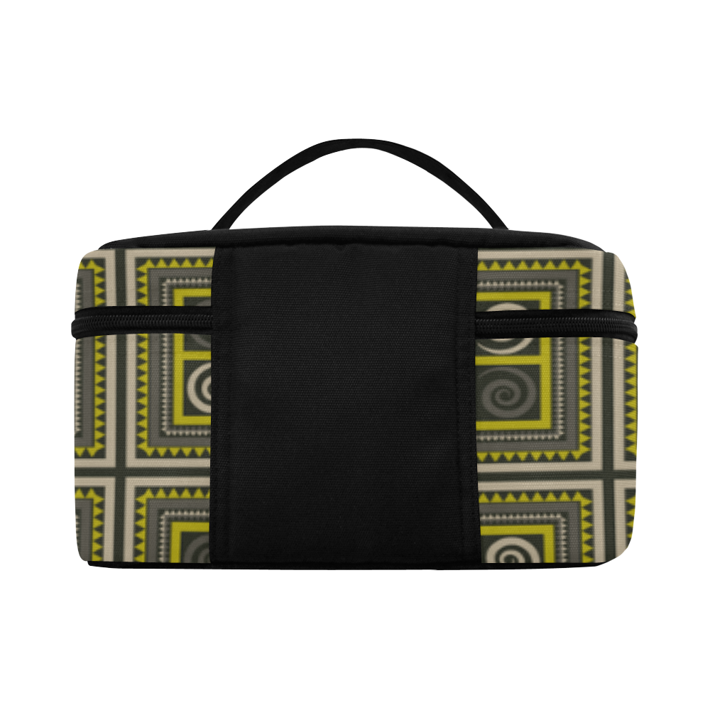 African Fabric Cosmetic Bag/Large (Model 1658)