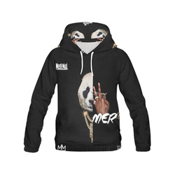 Panda All Over Print Hoodie for Men (USA Size) (Model H13)