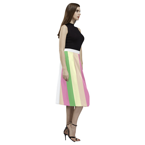 Designers spring skirt : with Stripes Aoede Crepe Skirt (Model D16)