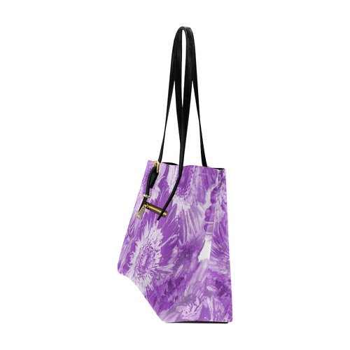Purple Garden Euramerican Tote Bag/Large (Model 1656)