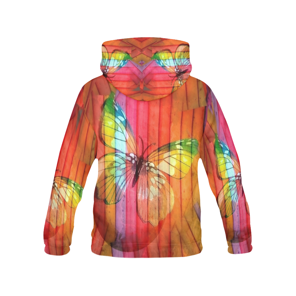 Butterfly by Nico Bielow All Over Print Hoodie for Men (USA Size) (Model H13)