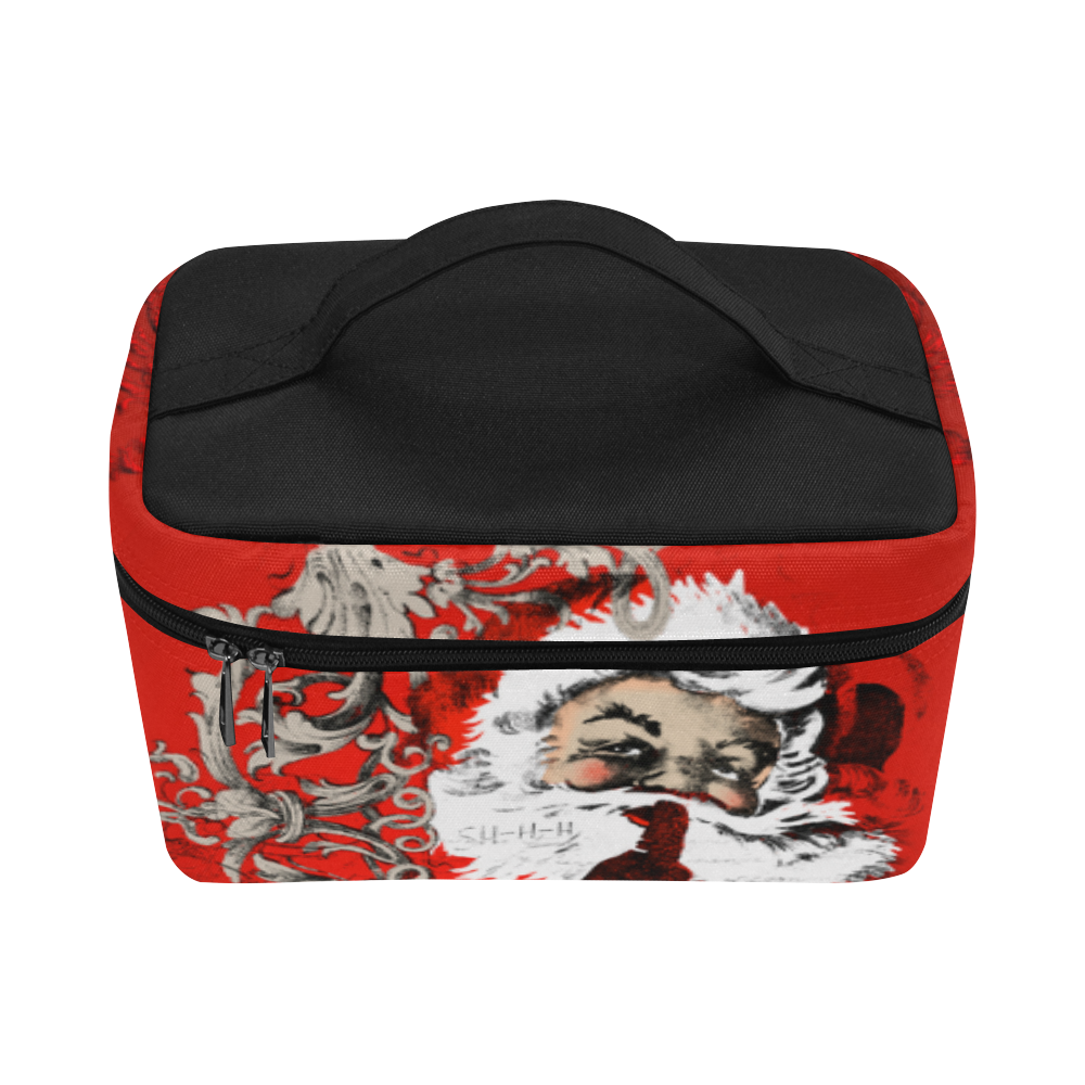 Christmas time, Santa Claus Cosmetic Bag/Large (Model 1658)