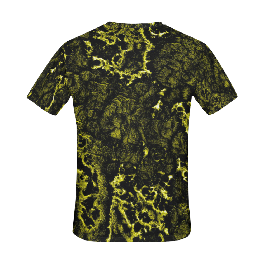 Glowing Structure F by FeelGood All Over Print T-Shirt for Men (USA Size) (Model T40)