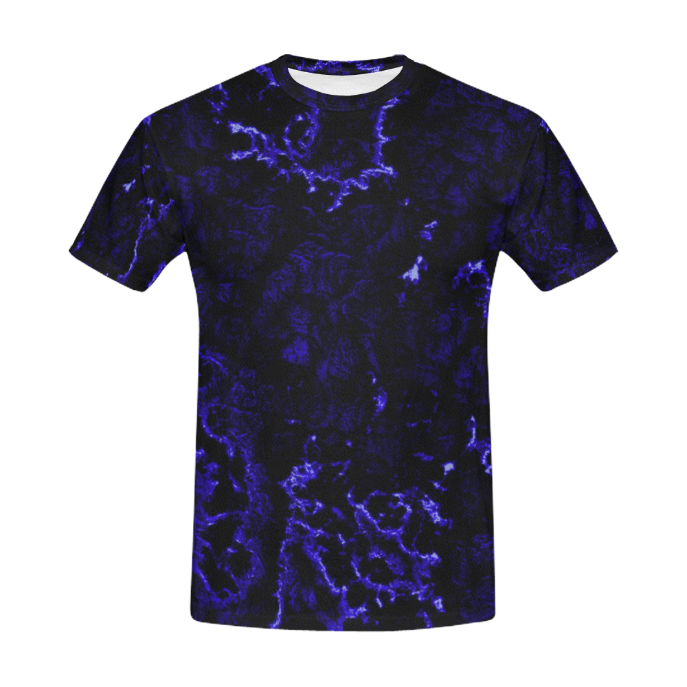 Glowing Structure E by FeelGood All Over Print T-Shirt for Men (USA Size) (Model T40)