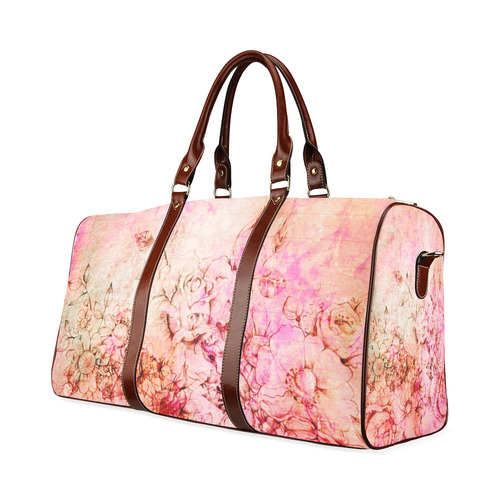 Flower Paper 1 Waterproof Travel Bag/Small (Model 1639)