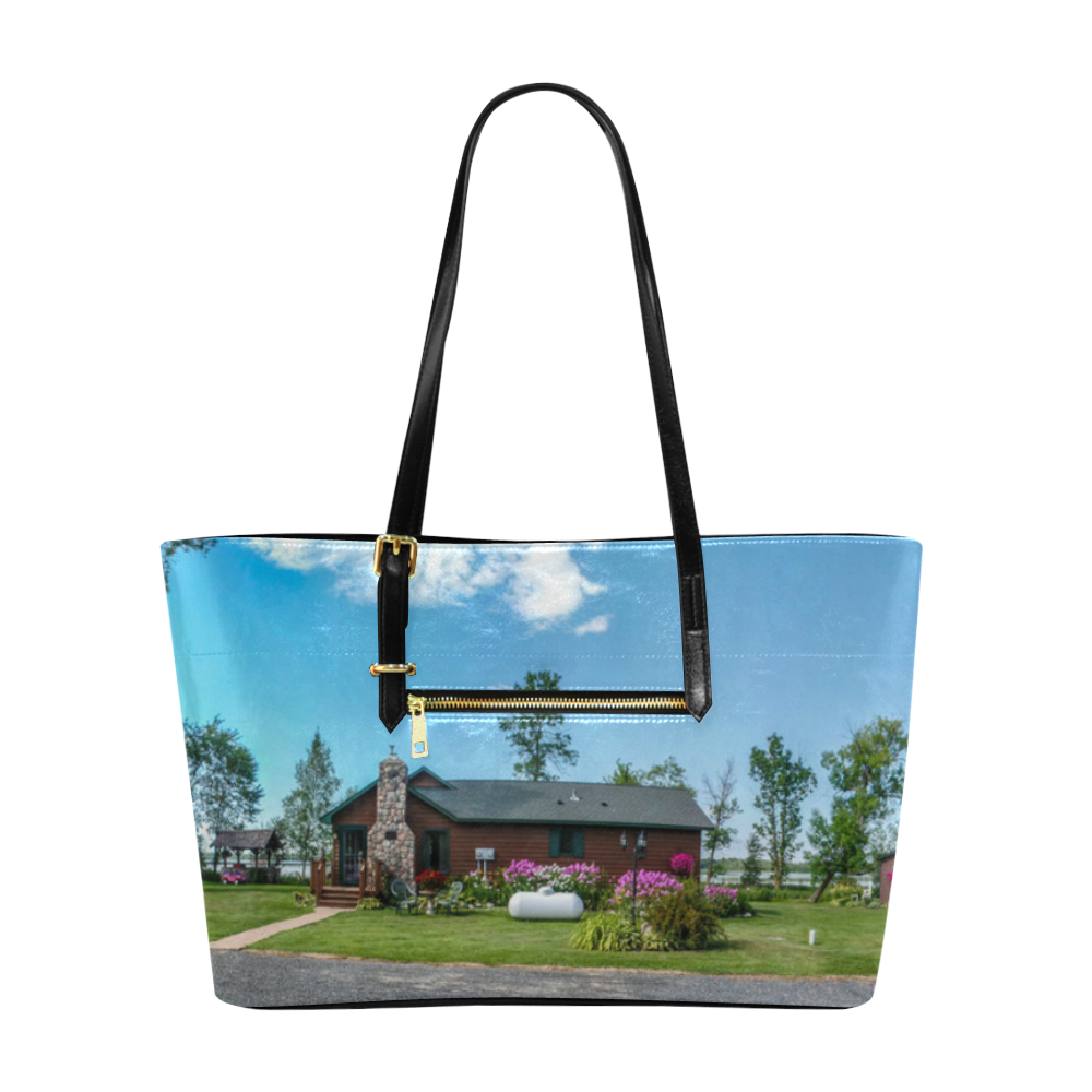 Cabin 1 Euramerican Tote Bag/Large (Model 1656)