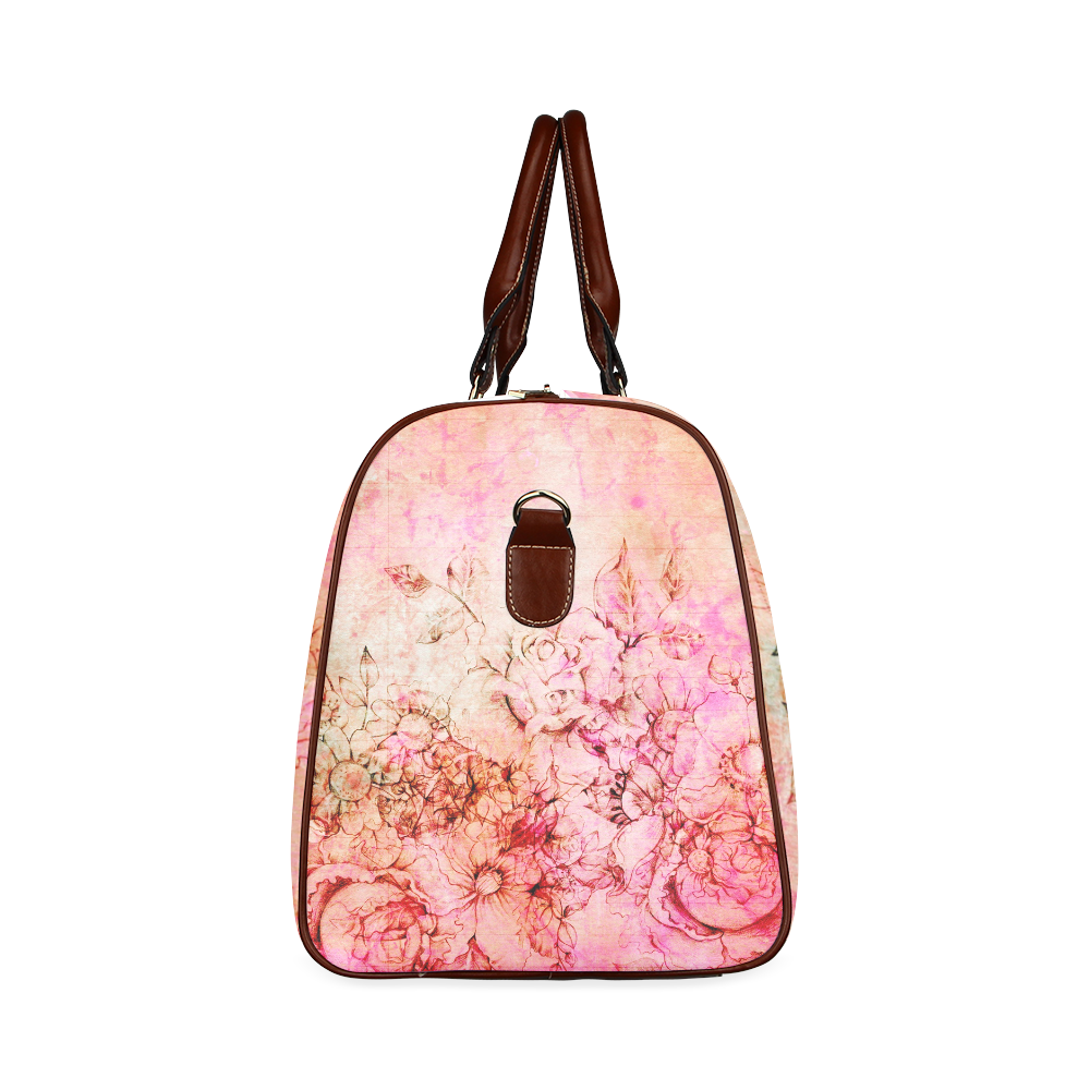 Flower Paper 1 Waterproof Travel Bag/Small (Model 1639)