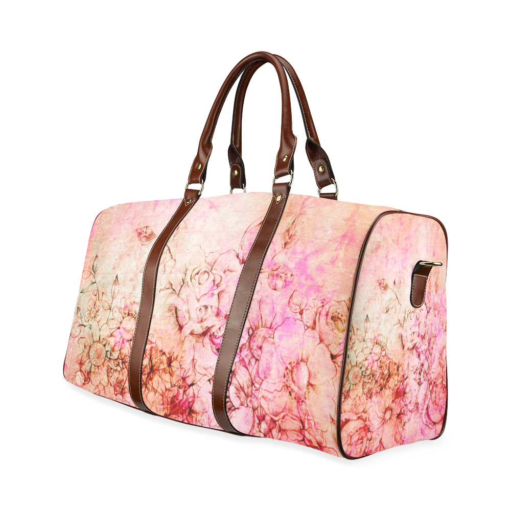 Flower Paper 1 Waterproof Travel Bag/Small (Model 1639)