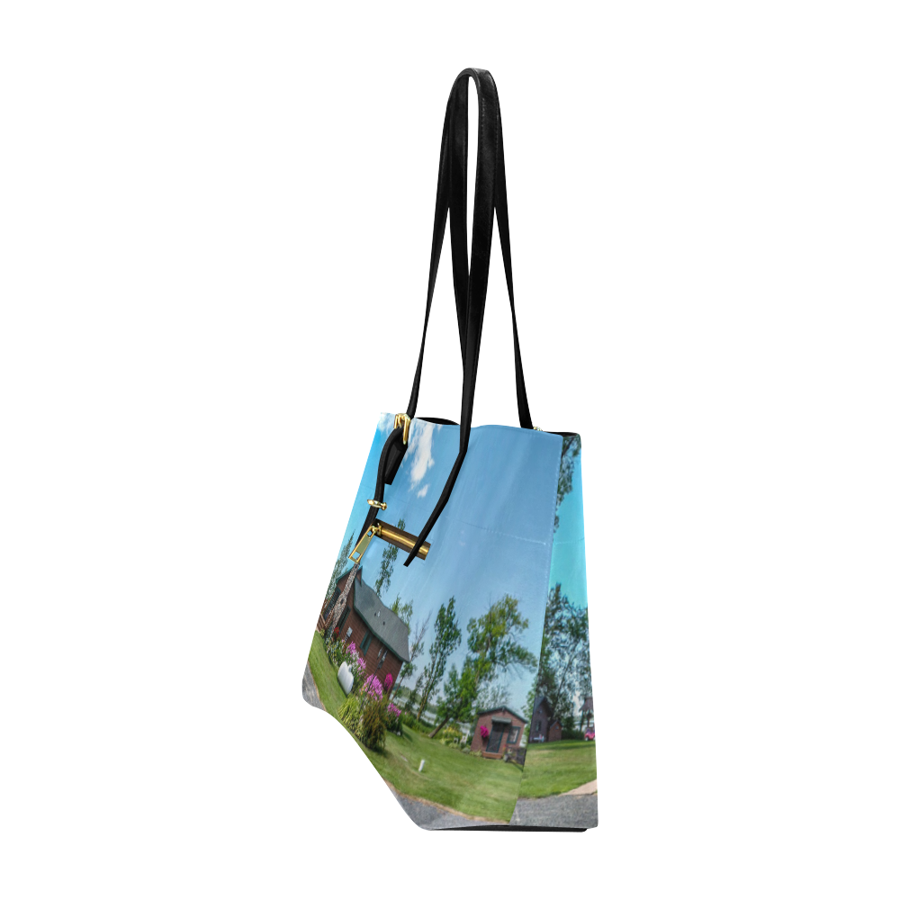 Cabin 1 Euramerican Tote Bag/Large (Model 1656)