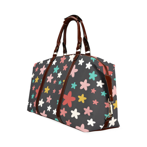 Symmetric Star Flowers Classic Travel Bag (Model 1643) Remake