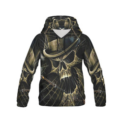Skull All Over Print Hoodie for Men (USA Size) (Model H13)
