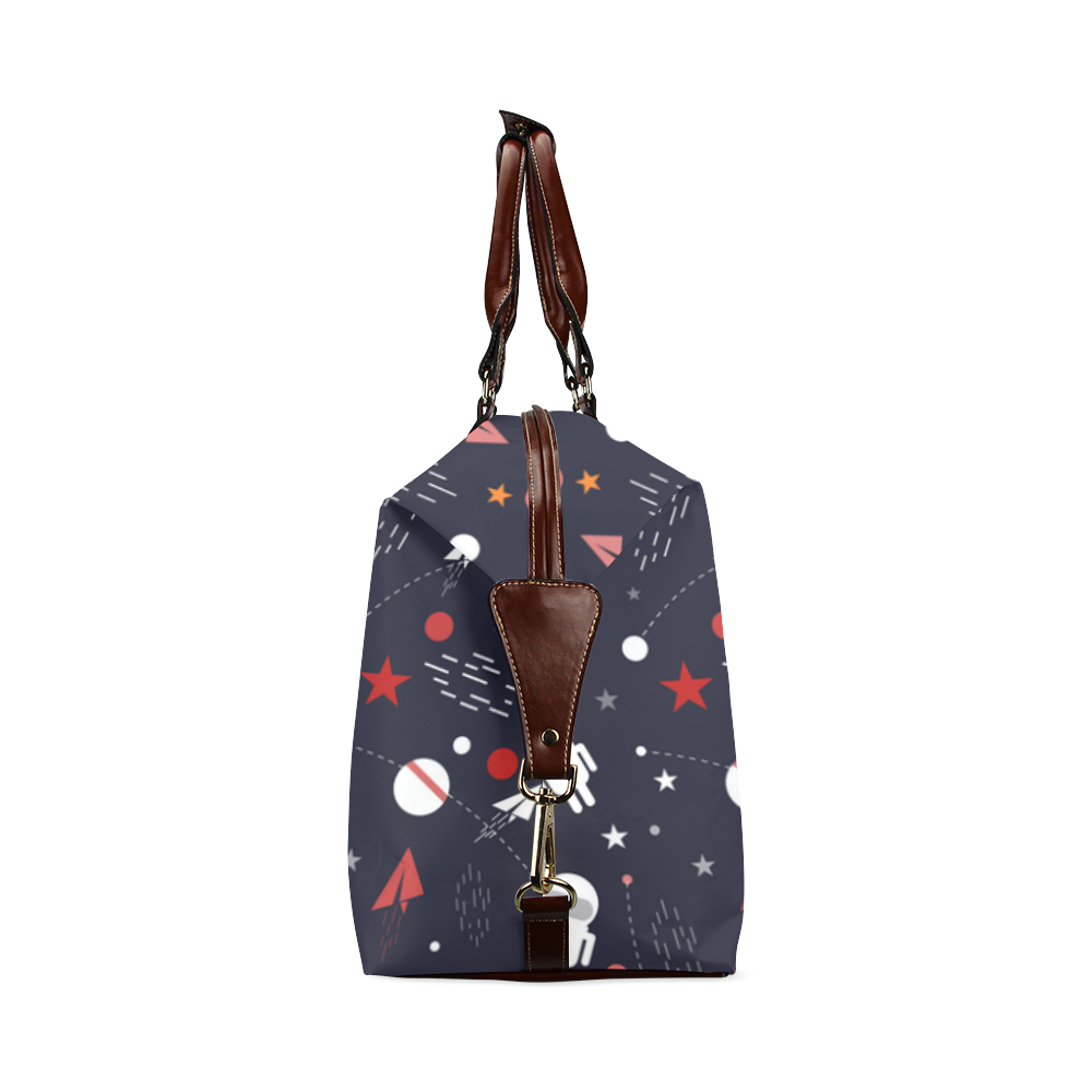 Astronaut Doodle Classic Travel Bag (Model 1643) Remake