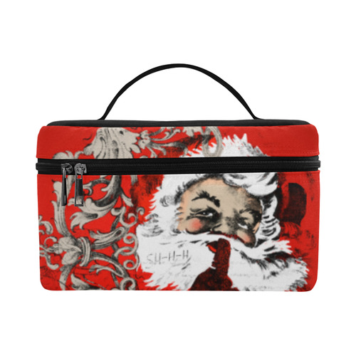 Christmas time, Santa Claus Cosmetic Bag/Large (Model 1658)